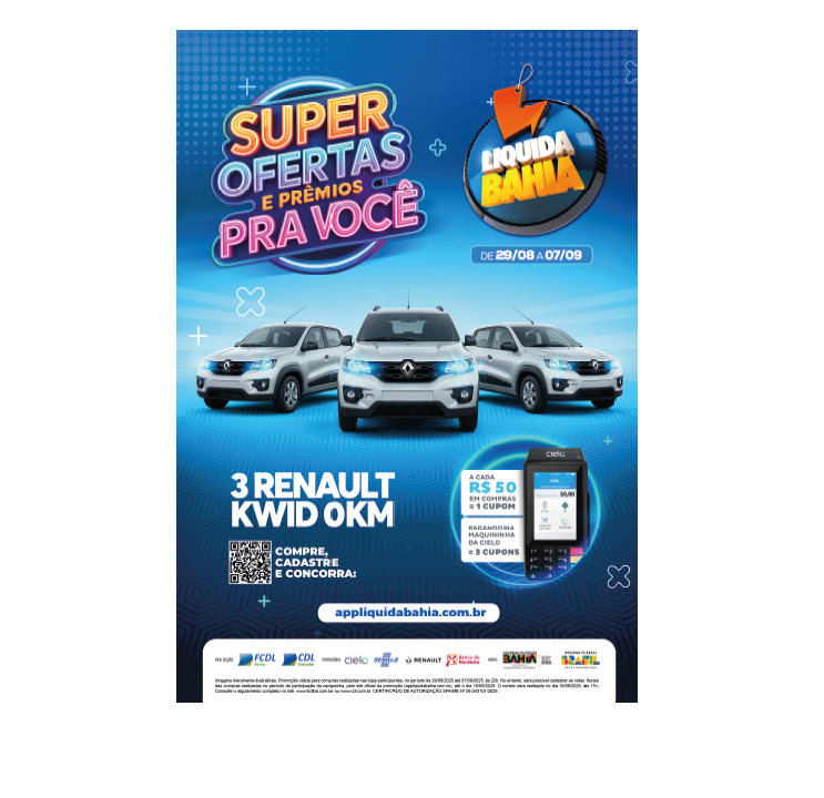 Imagem Saiu a lista dos ganhadores da Liquida Bahia 2025!